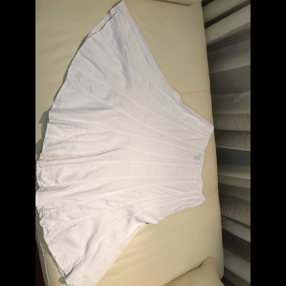 Beautiful linen midi skirt A line - Picture 5 of 9